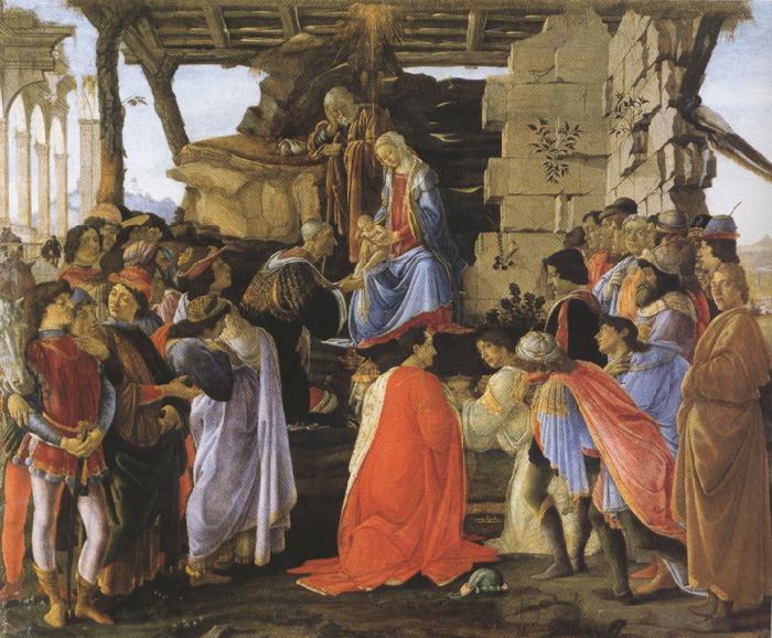 Sandro Botticelli Adoration of the Magi (mk36) oil painting picture